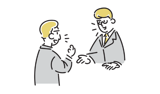 社長面談のイラスト